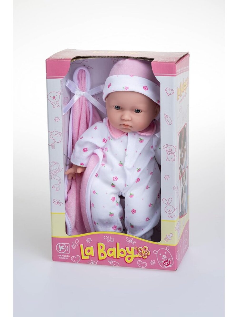 JC Toys La Baby Caucasian Baby Doll Set – 11 Inch Soft Baby Doll | Washable |Rem - Picture 5 of 5